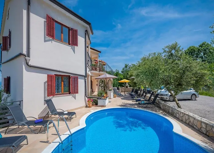 In With Heated Pool & Sea View Apartamento Drenje (Istria)