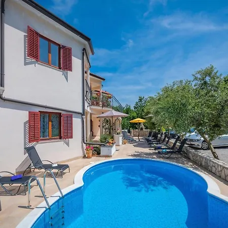 In With Heated Pool & Sea View Lejlighed Drenje (Istria)
